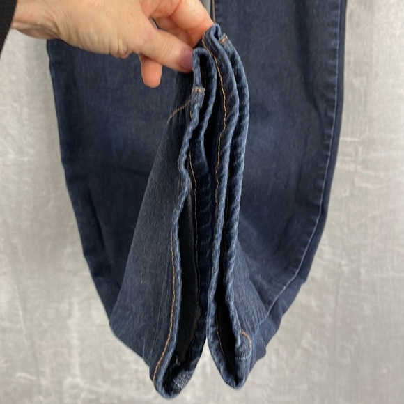 Bullhead Women's Jeans 7 Long Slim Boot Dark Wash Stretch Denim Low Rise Y2K - Picture 7 of 15